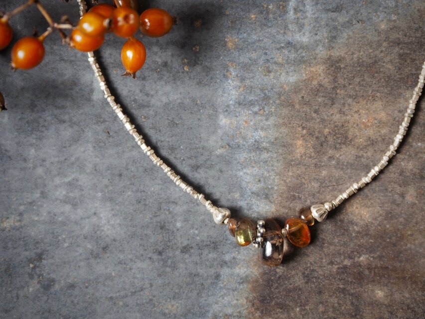 アンダルサイト シルバーチョーカー