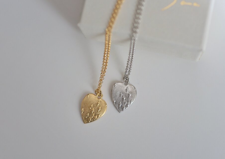 with a wish ハートネックレス