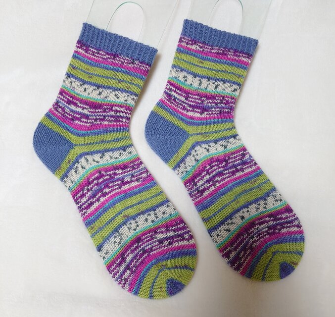 手編み靴下 opal 9312