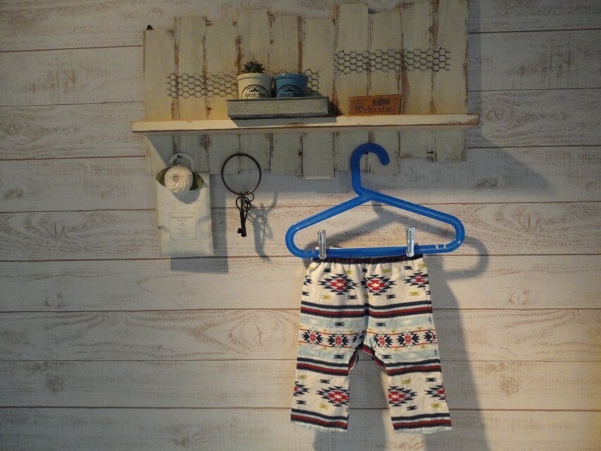 モンキーパンツ☆ネイティブ柄