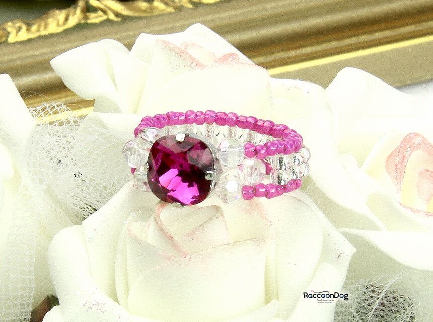 プレシオサ2023年・秋冬新色MESMERAフューシャリング【プレシオサ ビーズリング】《ビーズアクセサリー》