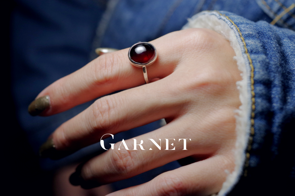 New Arrival☆新作☆『Garnet』☆世界でひとつの天然石リングsilver925