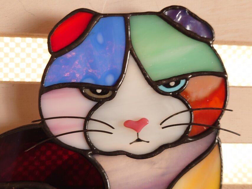 カラフル猫さんミラー