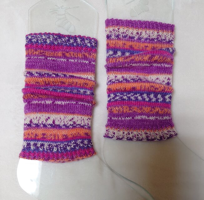 手編み靴下 opal 9983 ショートウォーマー