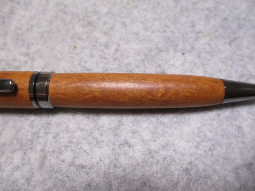 工房智神代沙沈金絲楠木玉杢ボールペン