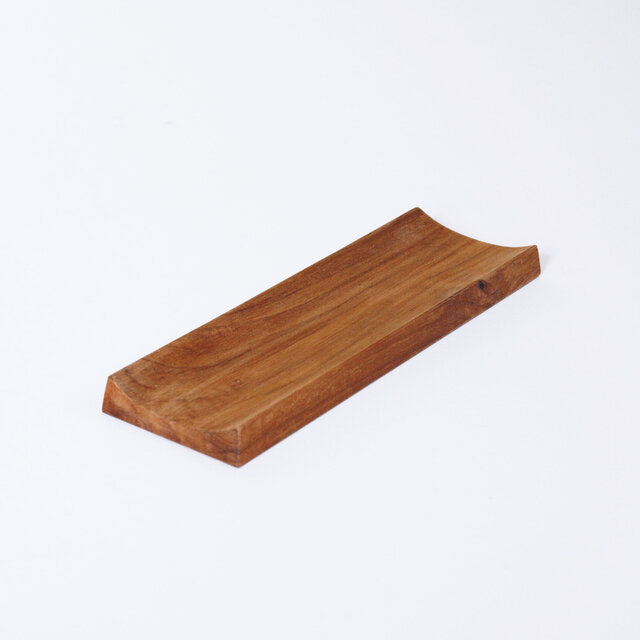 木製ペントレイ チーク材1 ペントレー 文具トレイ | iichi 日々の