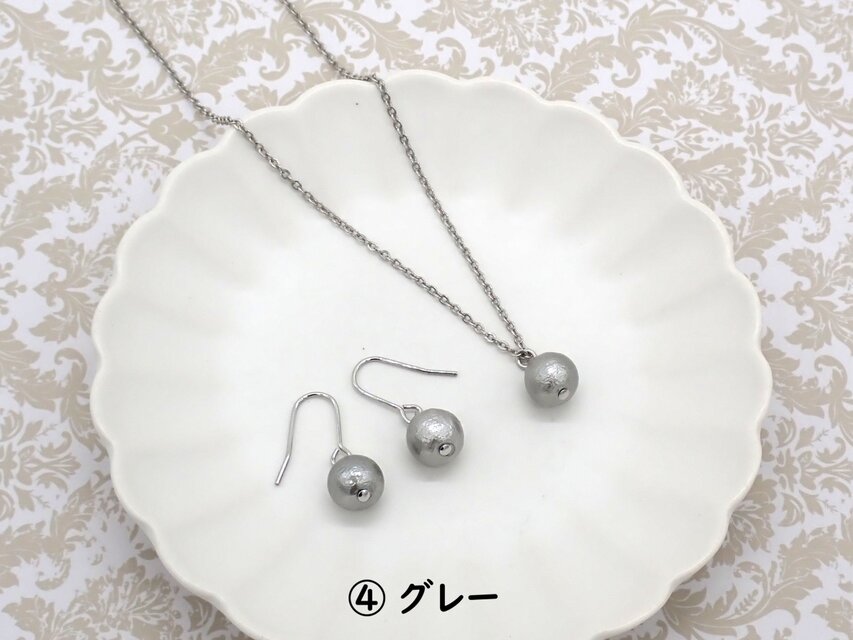 鼈甲 ネックレスとイヤリングセット あこや 淡水 本真珠 ネックレス イヤリング 12点 まとめ売り