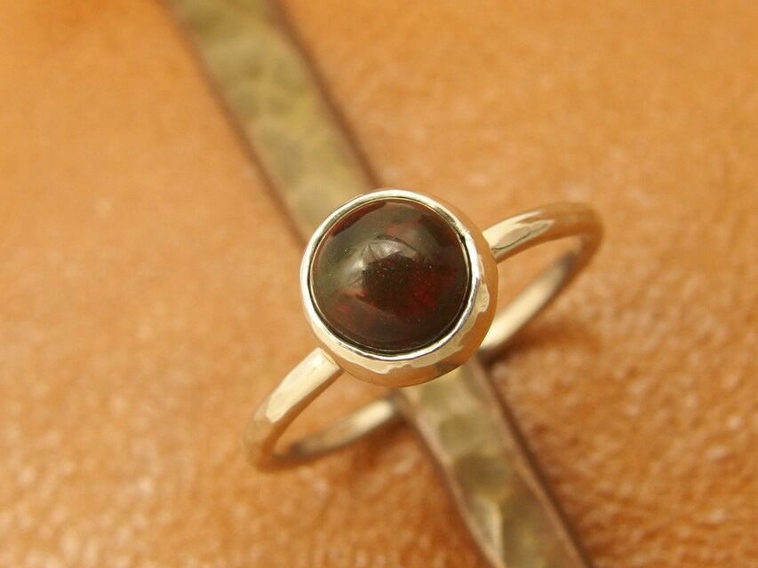 ブラックオパールリング 12号 【silver】 | iichi 日々の暮らしを