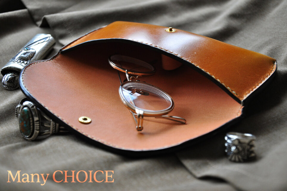 イタリアンヴィンテージバケッタ・メガネケース(ナポリ)