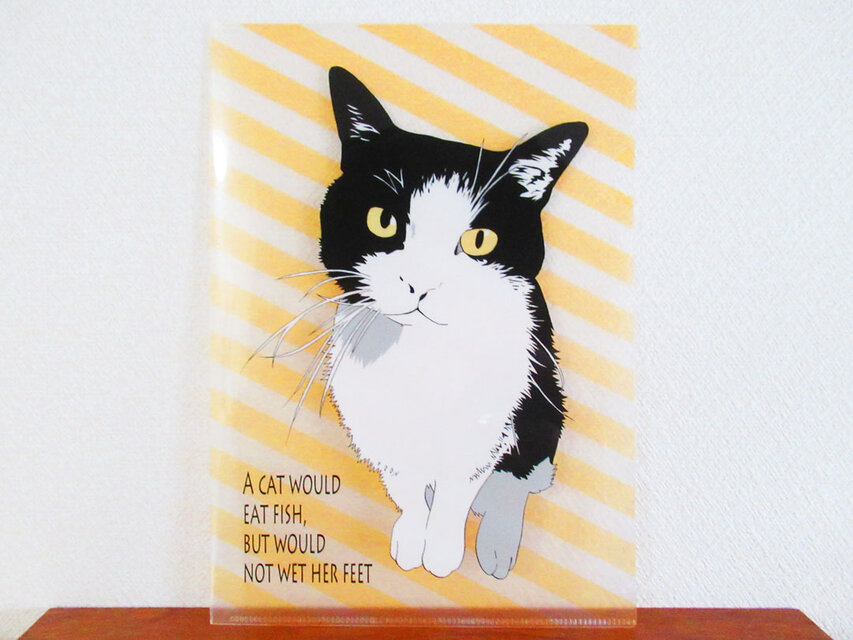 イラストクリアファイル/はちわれ