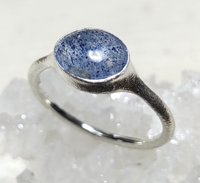 ラズライトinクォーツ＊925 ring