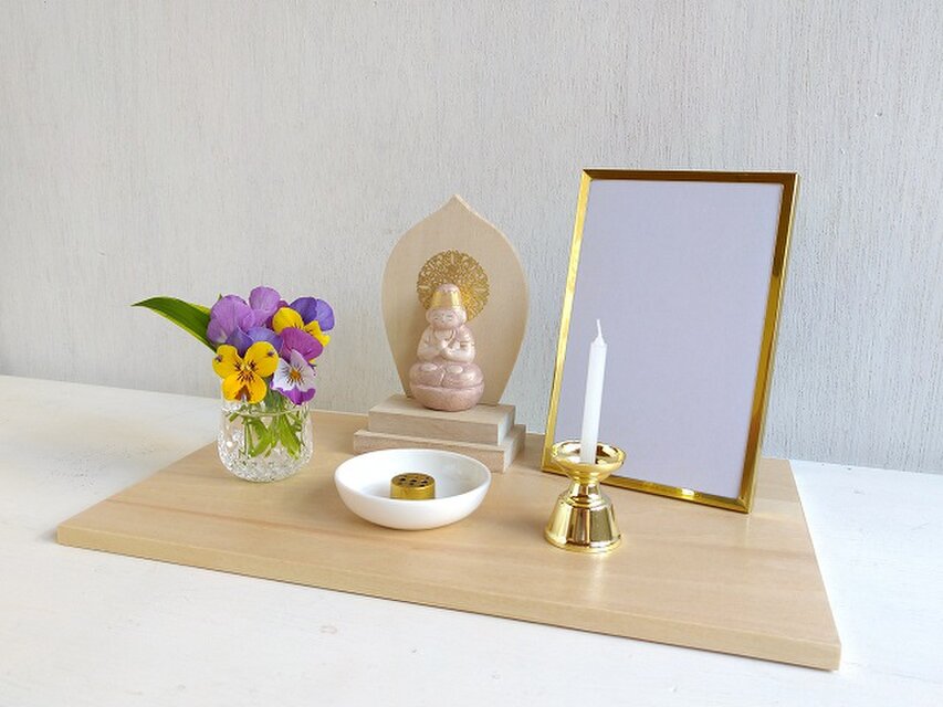 受注製作】ミニ仏壇 手元供養 ステージタイプ 大日如来 C-2 | iichi