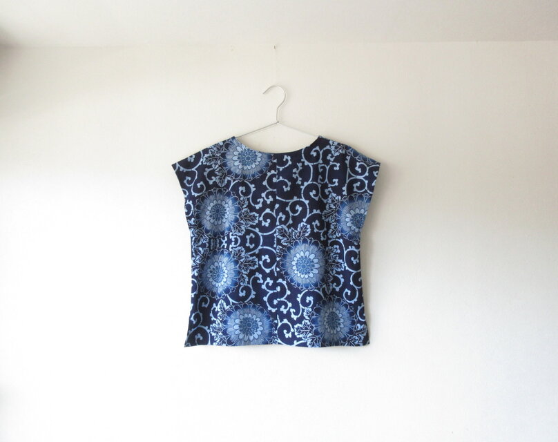 ☆浴衣ブラウス♪唐草＆花柄☆【再販】