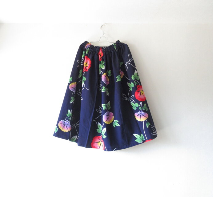 ☆浴衣スカート☆アサガオ柄♪/32ys50