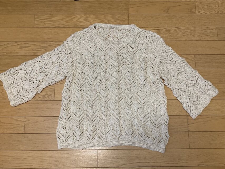再販】ハープサルレース編みのカーディガン | iichi 日々の暮らしを