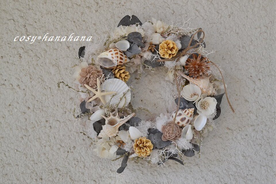 シェルのホワイトwreath