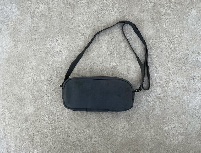 オトナ幼稚園バッグ　ブルーグレー　イタリアンレザー＜C＞　