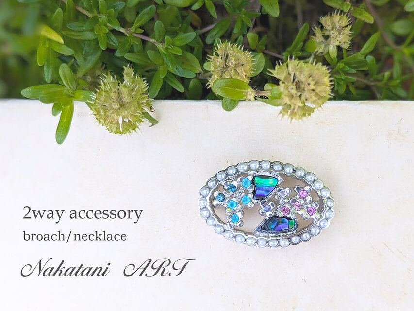 紫陽花-２wayアクセサリー-