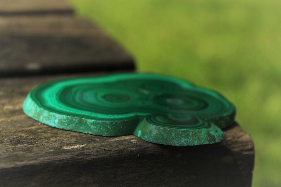 マラカイトポイント♡台座セットNo.1315 マラカイトポイント♡台座