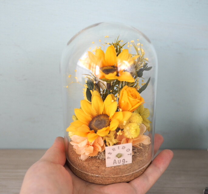 誕生月の天然石 Flower dome -ひまわり- | iichi 日々の暮らしを
