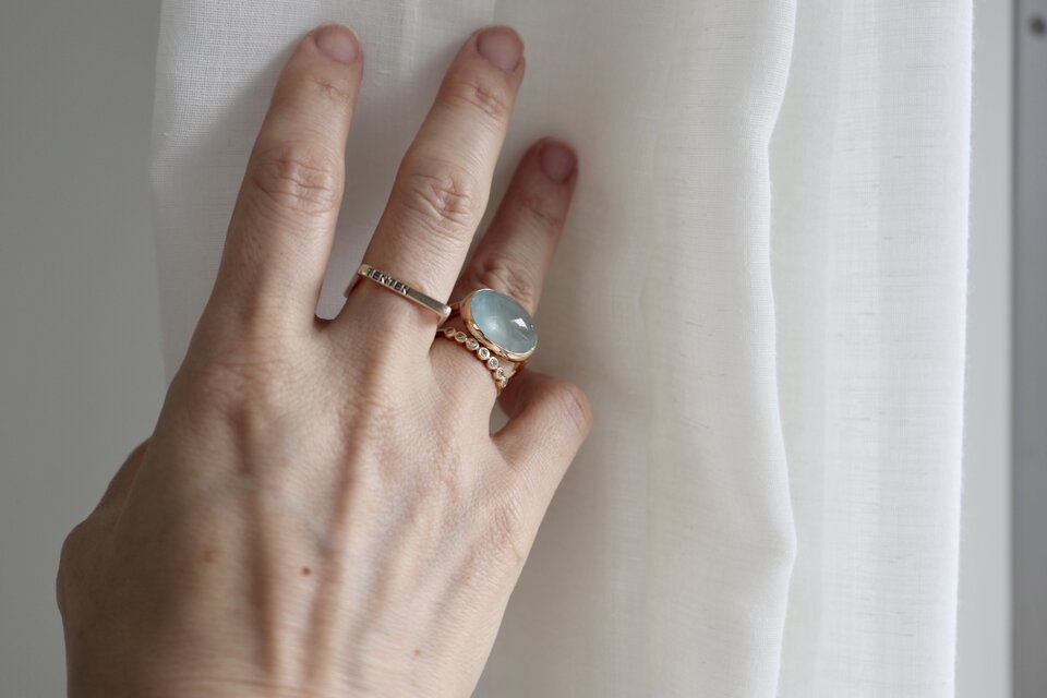 K10[人魚のaquamarine]ring a | iichi 日々の暮らしを心地よくする