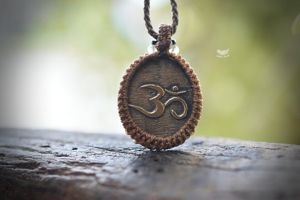 仕事の神様☆ガネーシャ マクラメネックレス1066 | iichi 日々の