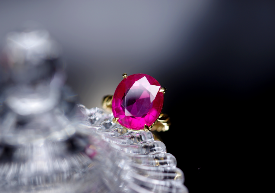 New ☆ 新作☆『ルビー』☆の世界でひとつの天然石リングsilver925 + 18kgp