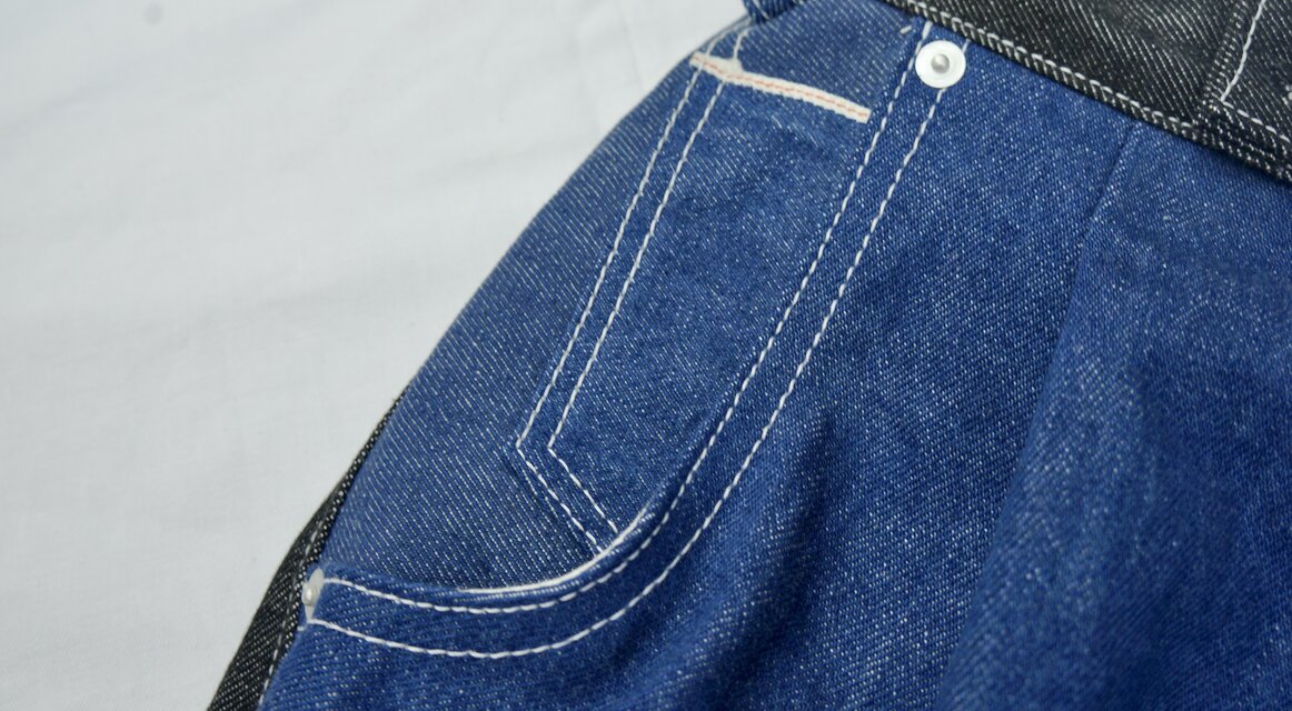 サルエルジーンズ101 indigo×black | iichi 日々の暮らしを心地よく