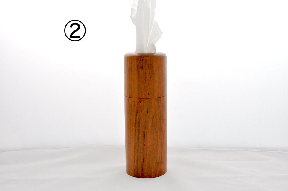 筒形ティッシュケース【サクラ】②