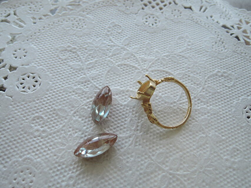 1295）レアアイテム✨マーキスデザインリングアンティーク