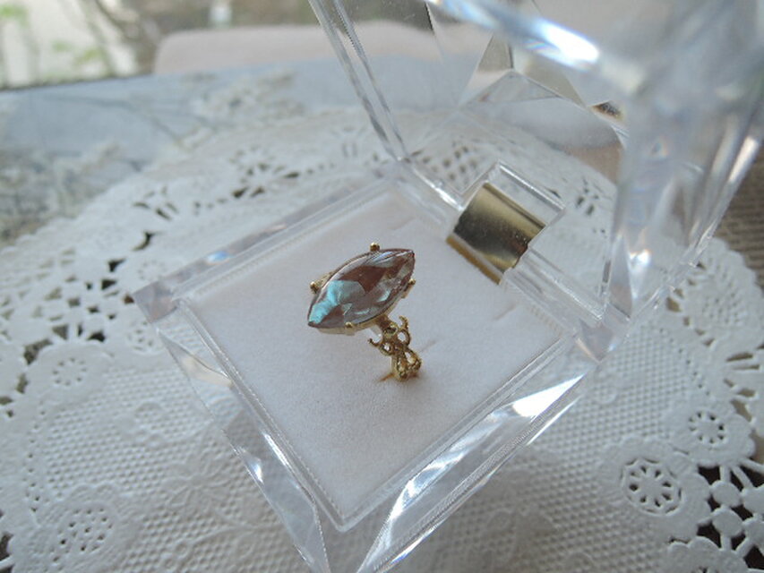 【saphiret】7×5㎜アンティーク　サフィレット　リング saphiret】7×5㎜アンティーク サフィレット リング