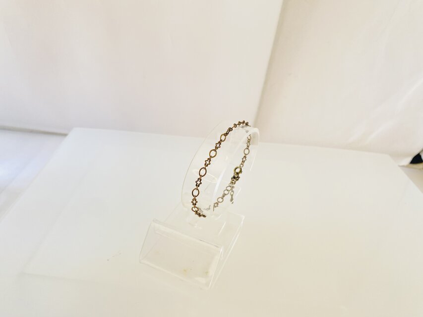 【ブレスレット】金古美・スター☆・デザイン・チェーンシンブル♪