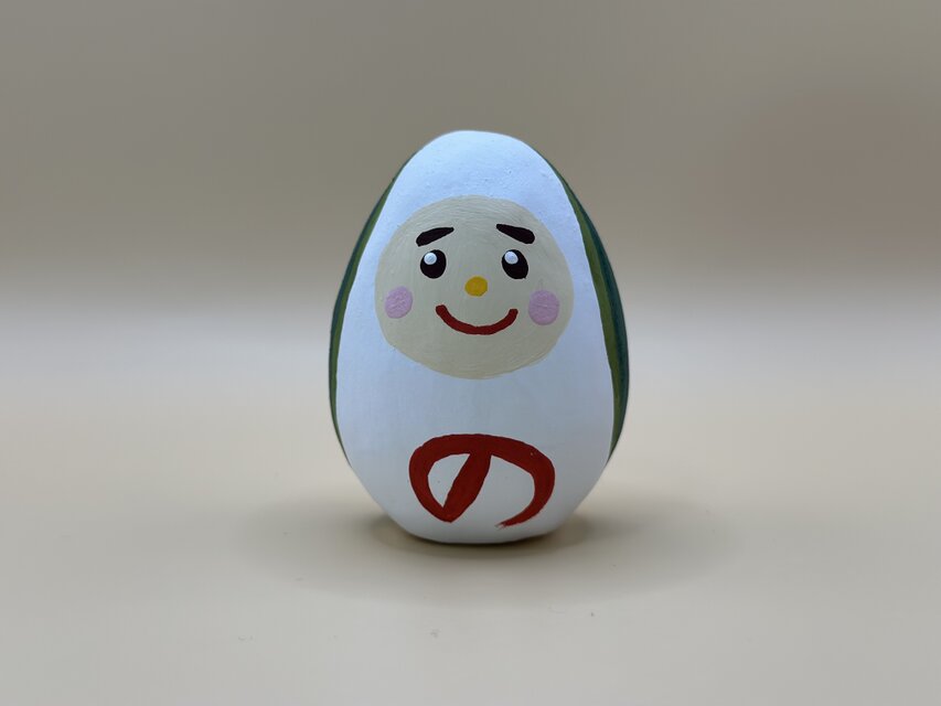 月桃紙張り子のまんじゅう