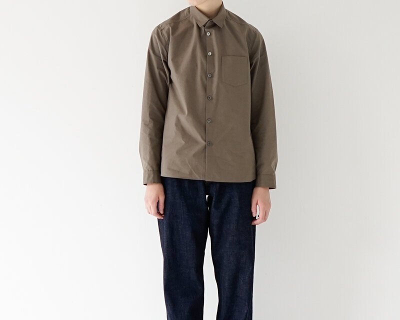 エジプト綿ギザコットンシャツ/giza88cotton/standard shirt/dusty