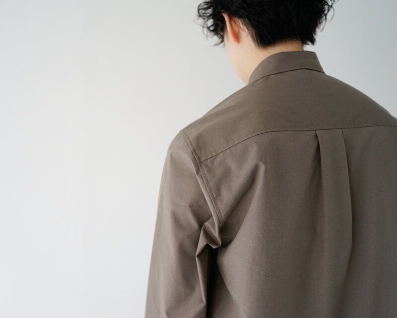 エジプト綿ギザコットンシャツ/giza88cotton/standard shirt/dusty