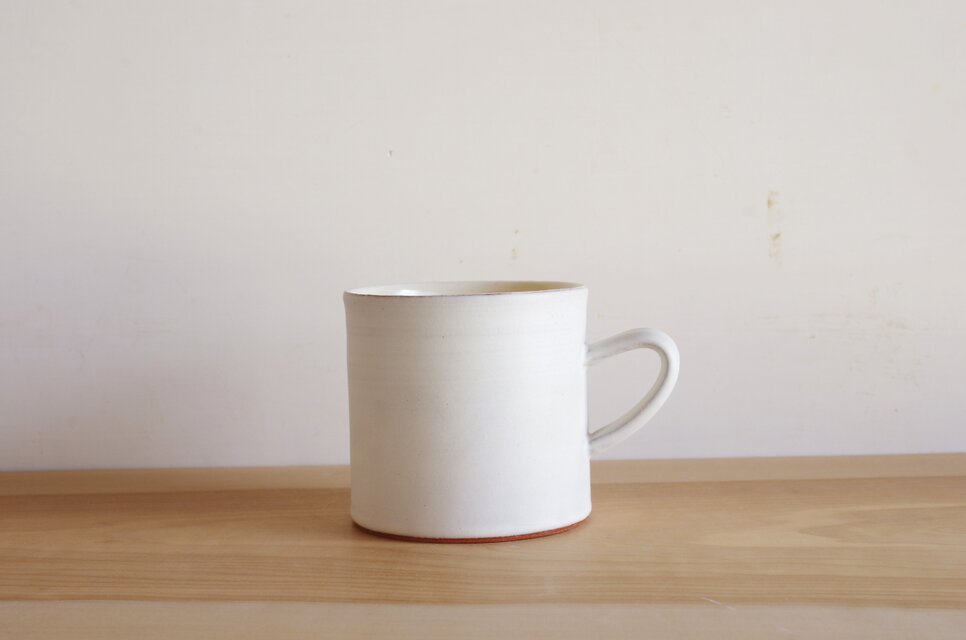 マグカップ・B・マット・白