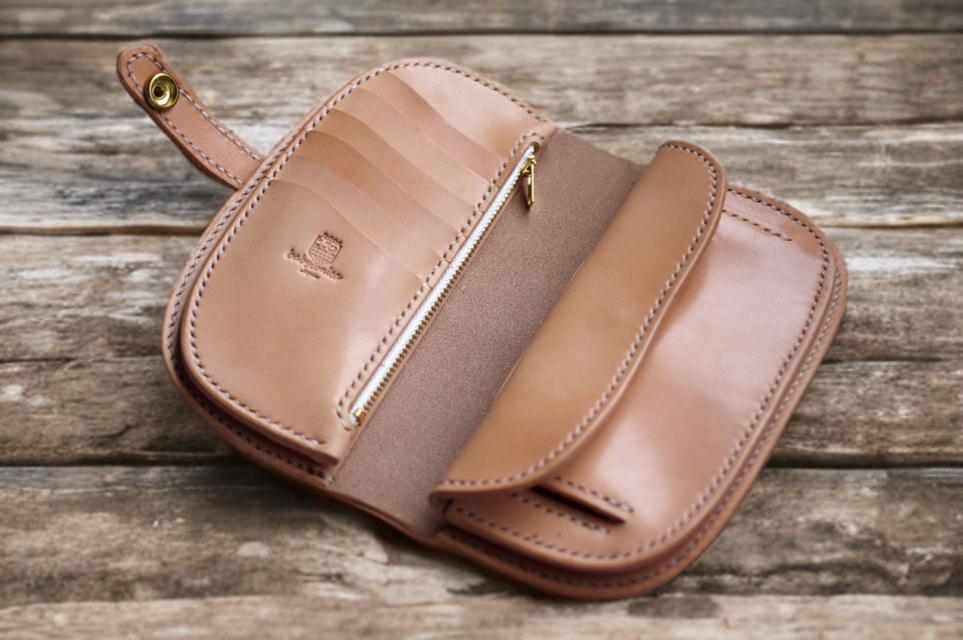 本革サドルレザーのバックル長財布【受注製作】 | iichi 日々の暮らし