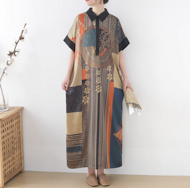 送料０♪上品.花柄ワンピース