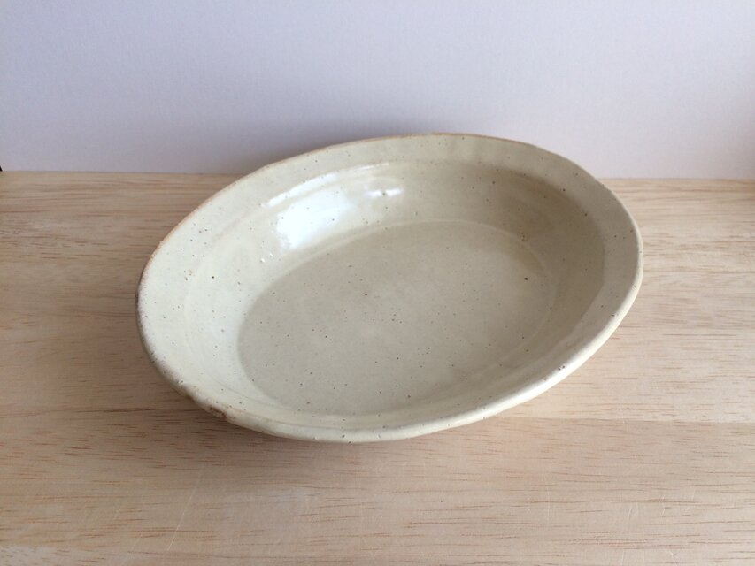 オーバルリムボウル（アイボリー）