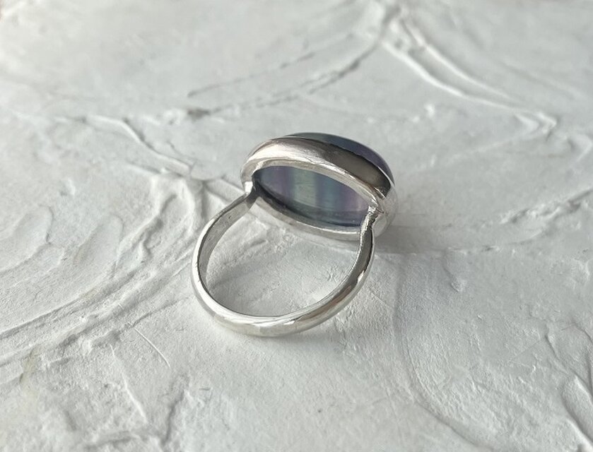 ぷるるん大粒フローライト・リング（silver925） | iichi 日々の暮らし