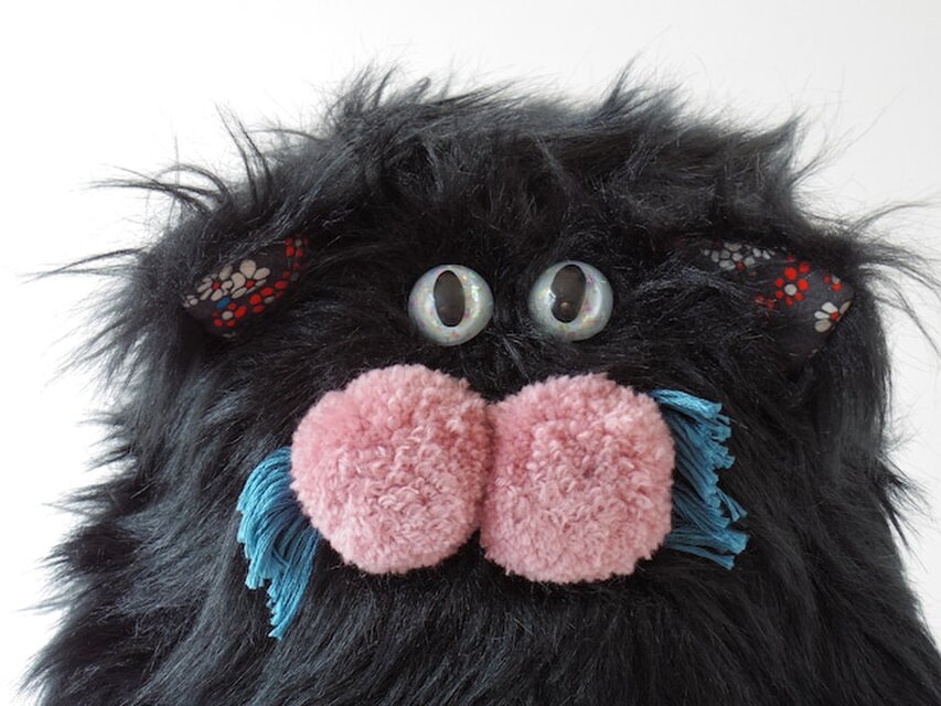 モフモフねこぐるみ ／クロ