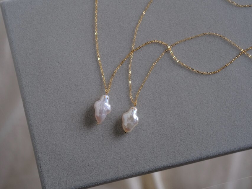 【未使用保管品】HOGUS パールコーティング ネックレス 未使用保管品】HOGUS パールコーティング ネックレス HOGUS パール