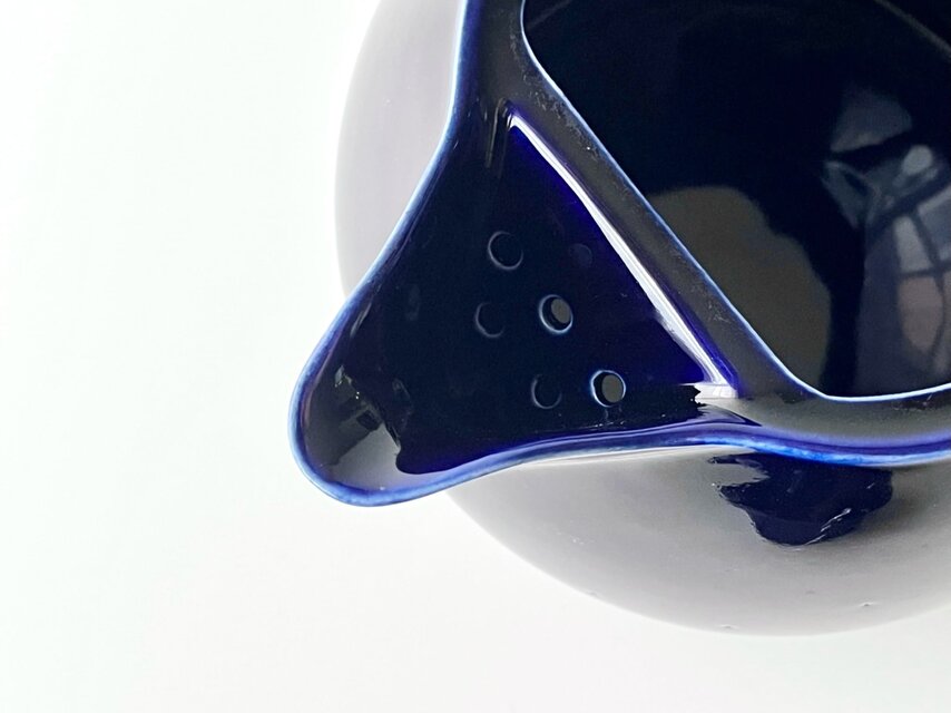 ARABIA】Kaj Franck KF-3 ティーポット（ナイトネイビー）・カイ