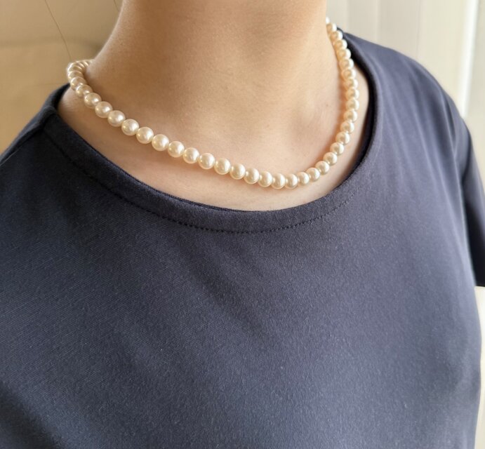 あこや真珠 ネックレス 43 | iichi 日々の暮らしを心地よくする