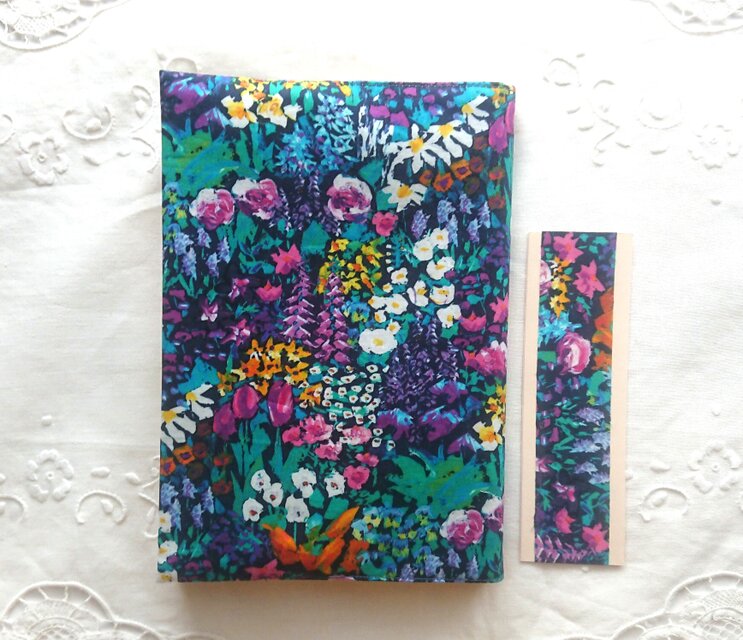 調節ありB6・四六判 リバティプリント(SmallPainter'Medow B)