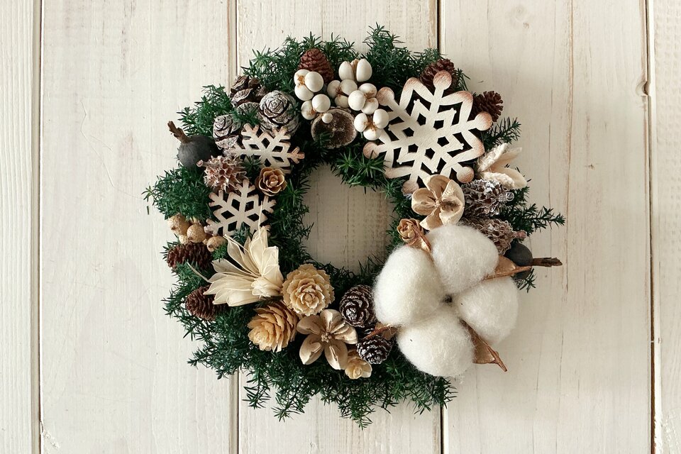 クリスマスリースmini G(15cm)