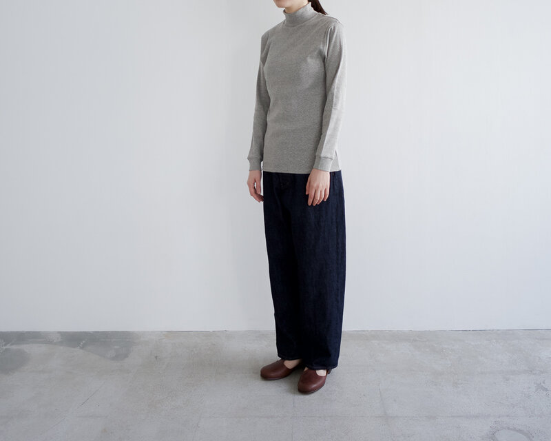 オーガニックコットンハイネック/organic cotton/high neck/heather