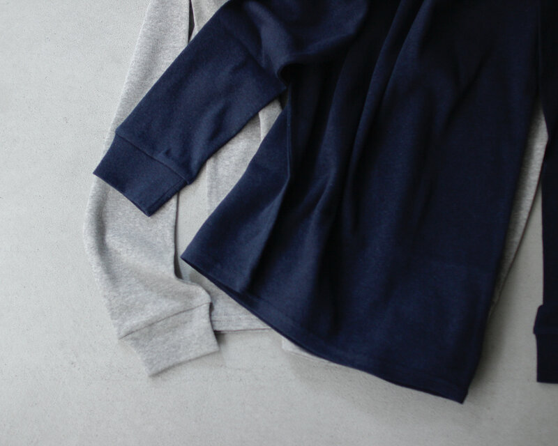 オーガニックコットンハイネック/organic cotton/high neck/heather