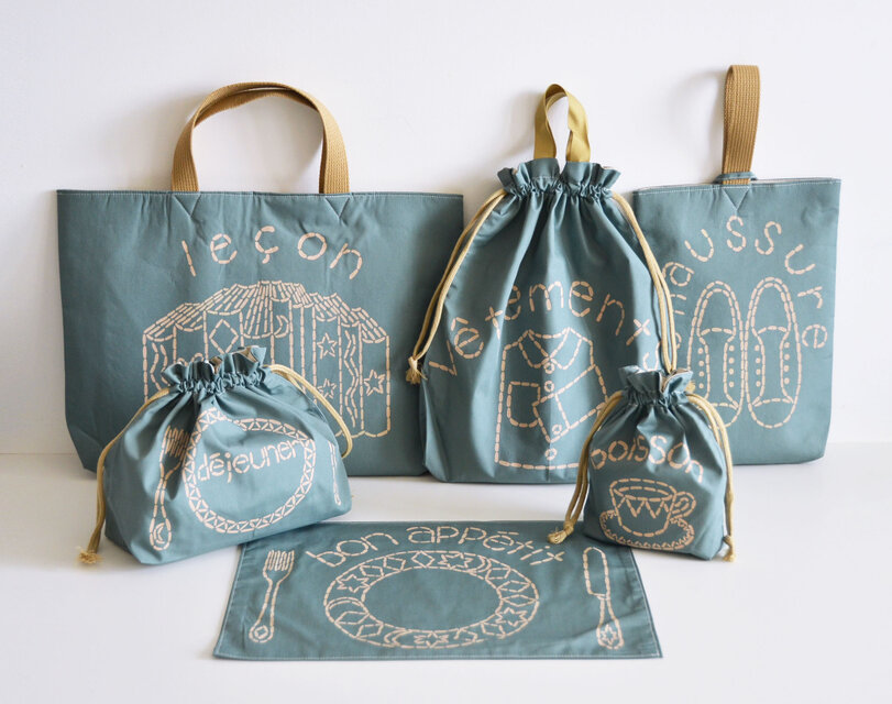 【選べるカラー】入園入学アイテム全部入り！6点セット お名前入れ無料　入園入学のお祝いに！