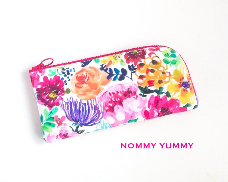 L字ファスナー長財布  Multi Flower ＊463＊